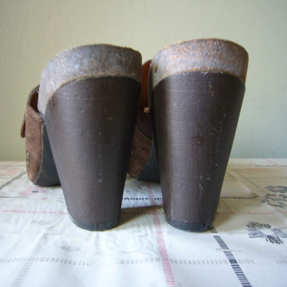 NIne West Vintage America Brown Suede Mule - 8.5 M - Picture 4 of 5